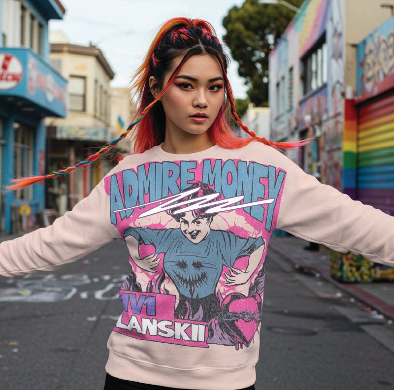 "ADMIRE MONEY" CREWNECK