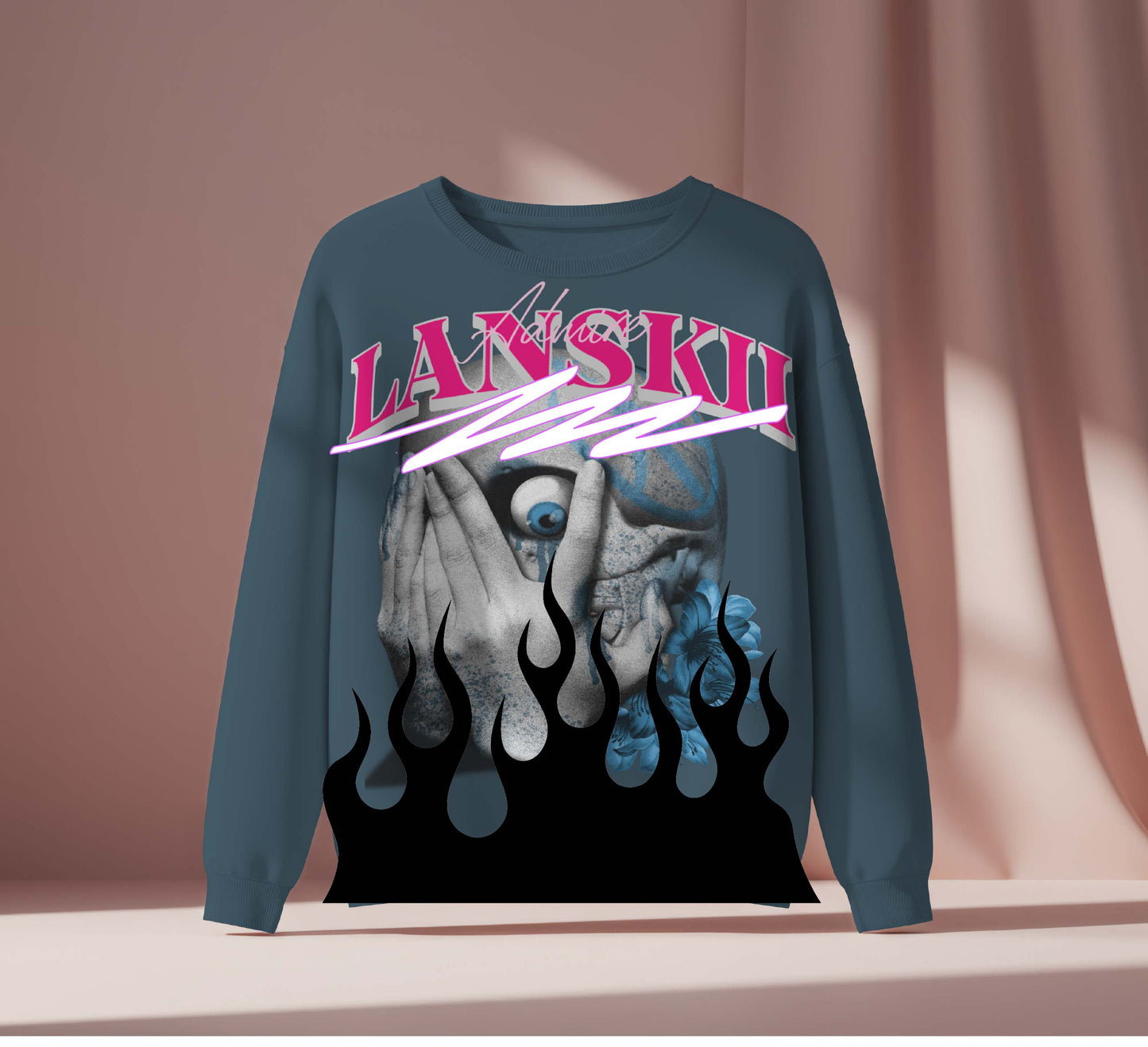"ADMIRE FLAMEZ" CREWNECK
