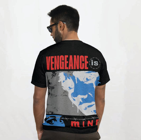 "VENGEANCE IS MINE" HEAVY COTTON TEE
