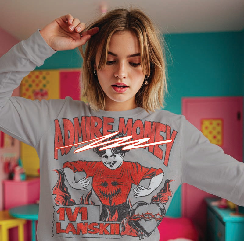 "ADMIRE MONEY" CREWNECK